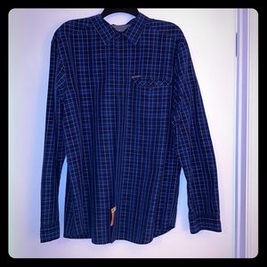 Blue Columbia Omni-Shade dress shirt